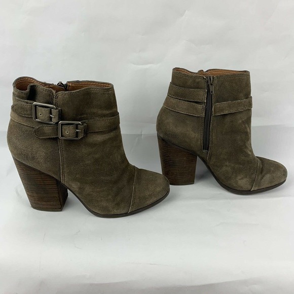 Lucky Brand LK Laureen Chunky Heel Booties 9.5 - Picture 5 of 10